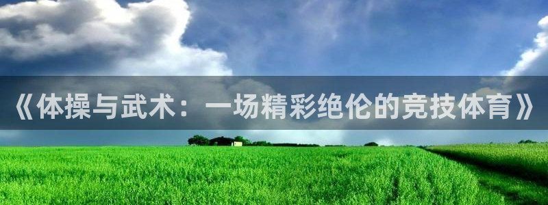球王会体育：《体操与武术：一场精彩绝伦的竞技体育》