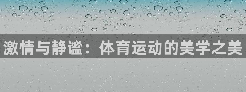 球王会体育：激情与静谧：体育运动的美学之美
